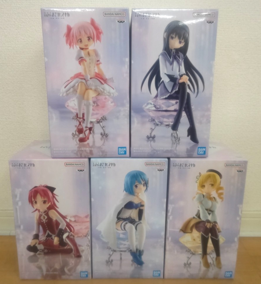 Puella Magi Madoka Magica the Movie Madoka Homura Mami Kyoko Sayaka 5 Figure Set