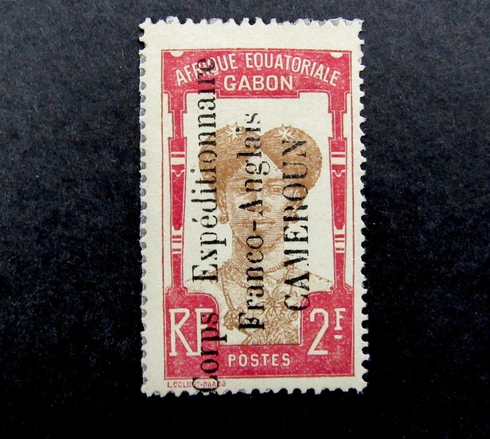 nystamps France Cameroun Stamp # 115 Mint OG H $300 Y22y3408
