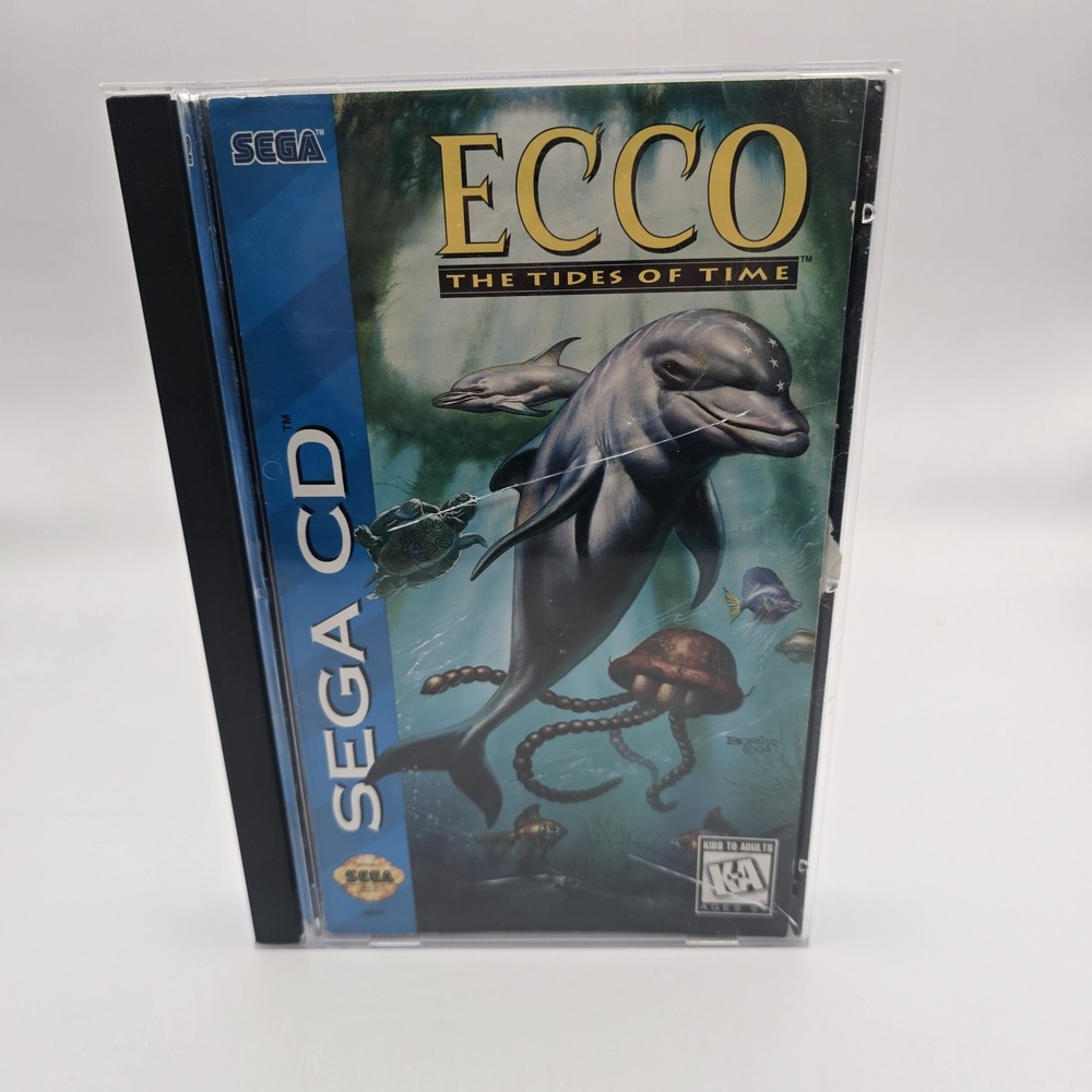 Ecco The Dolphin Tides of Time SEGA CD COMPLETE