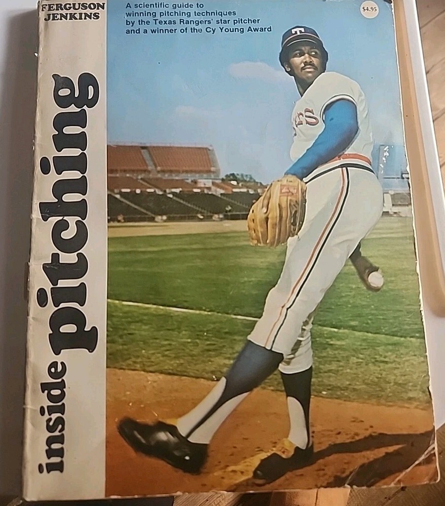 Inside Pitching by Ferguson Jenkins 1972 Paperback