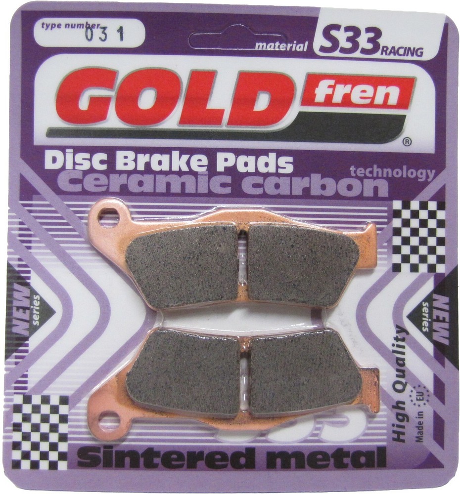 Goldfren S33 Front Brake Pads for Husqvarna TE 570 2002-2004