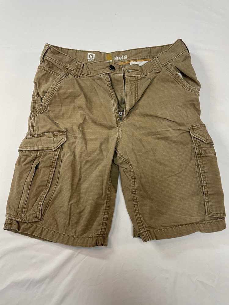Carhartt Cargo Short 32 Khaki Relaxed Fit