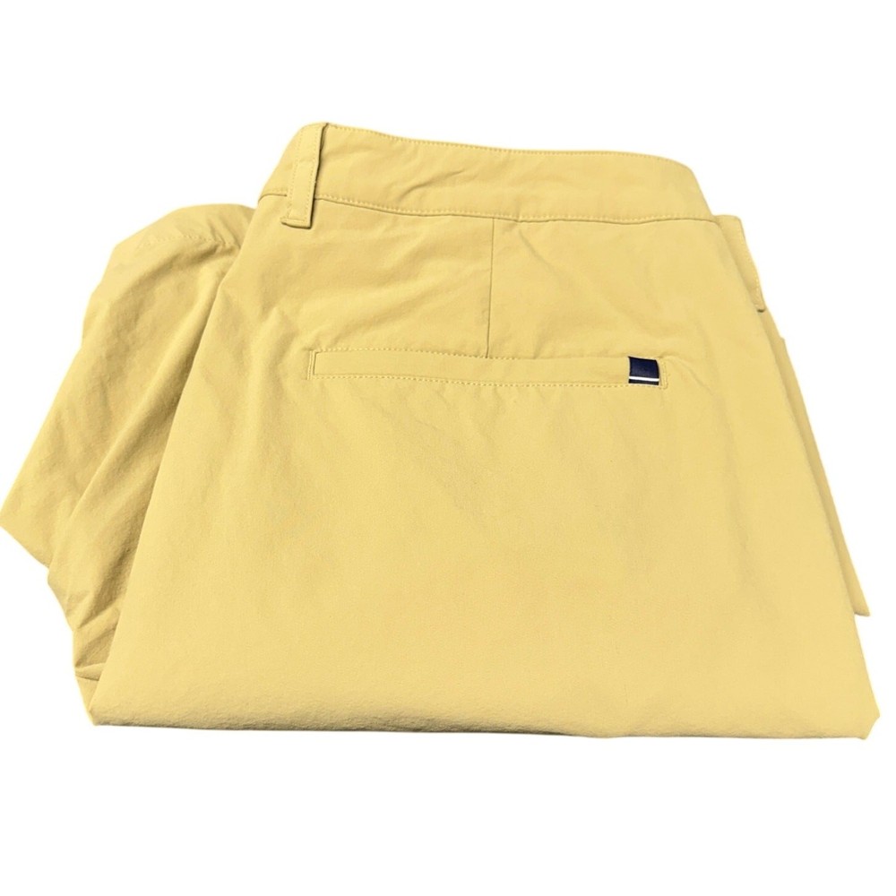 Onward Reserve Golf Shorts Mens 33 (34x7 ACTUAL) Khaki Tan Harris Fit Coastal