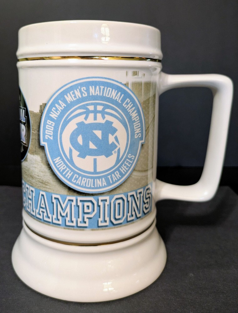 2009 North Carolina Tar Heels NCAA Basketball Champions Official Game Stein