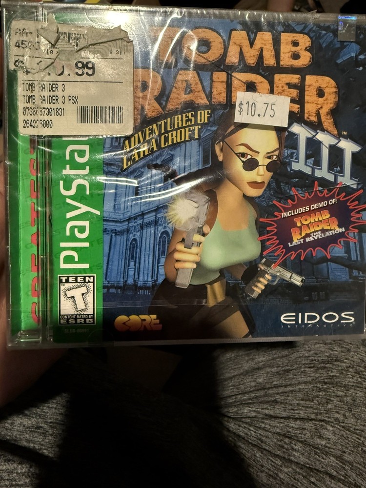 Tomb Raider  (Sony PlayStation 1, PS1 1999) Greatest Hits - Factory Sealed