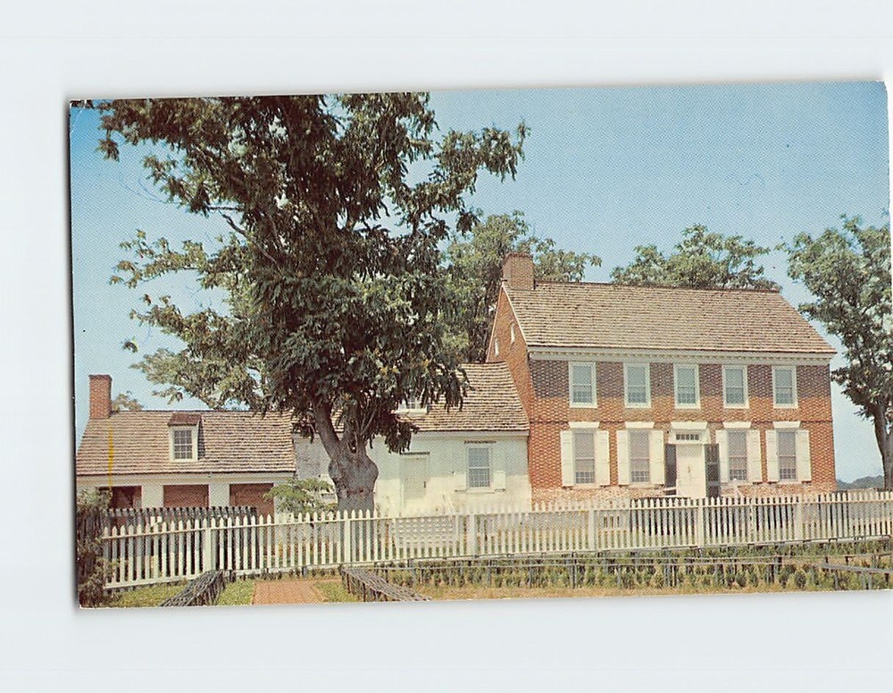 Postcard John Dickinson Mansion Dover Delaware