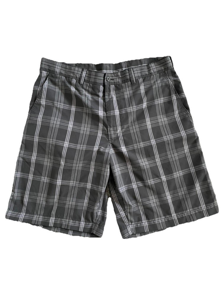 PGA Tour / Men’s Golf Shorts / Plaid Gray & White / Sz 34 / Great Gift