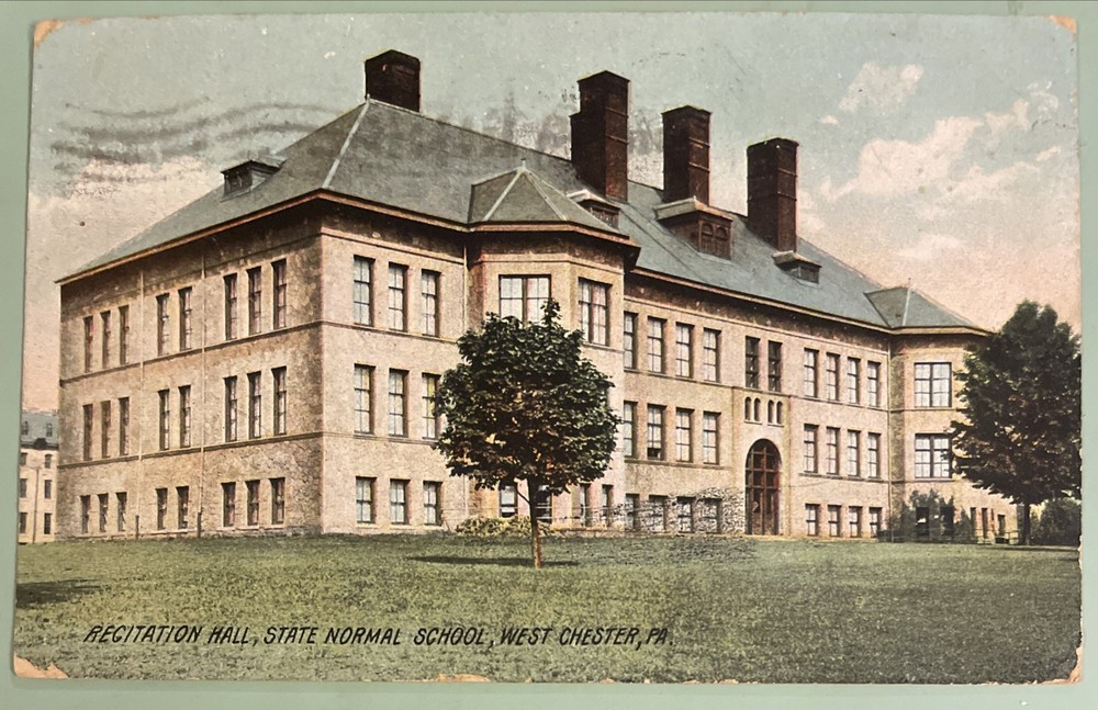 1909 Westchester, Pennsylvania Recitation Hall State Normal School  Colored