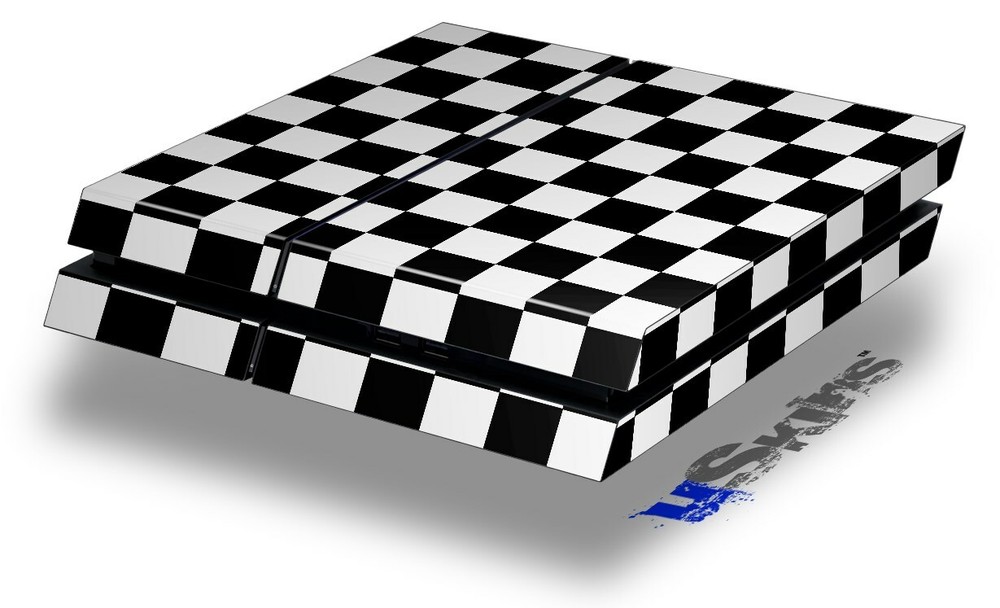 Skin for original PS4 Gaming Console Checkers White