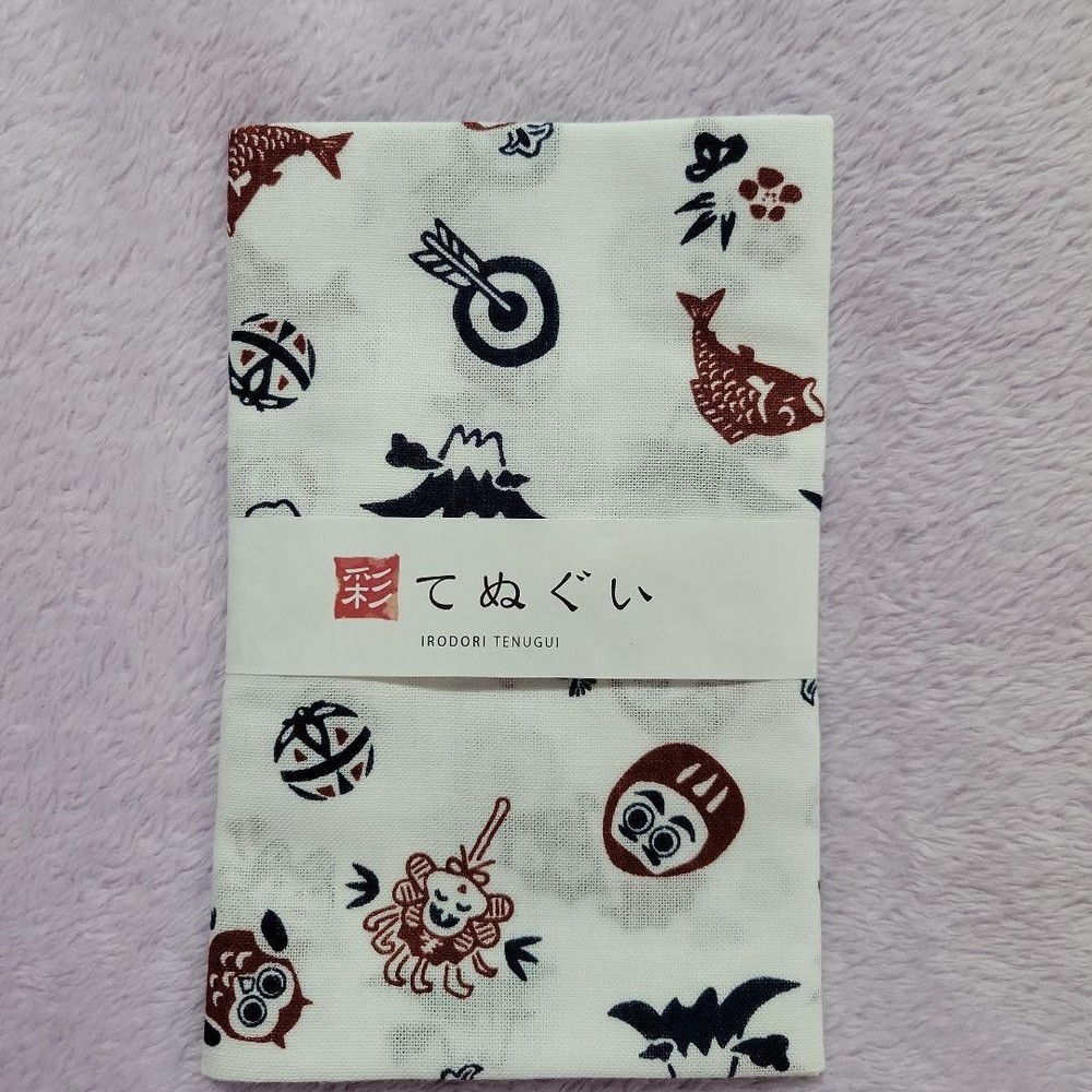 Japanese Tenugui Towels Aya traditional pattern lucky charm