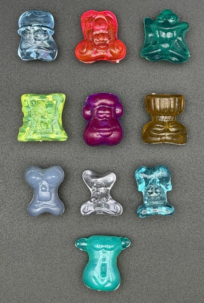 Lot 10 Classic Hielocos Coca-Cola Series 1 Crazy Bones Brazil 1990s