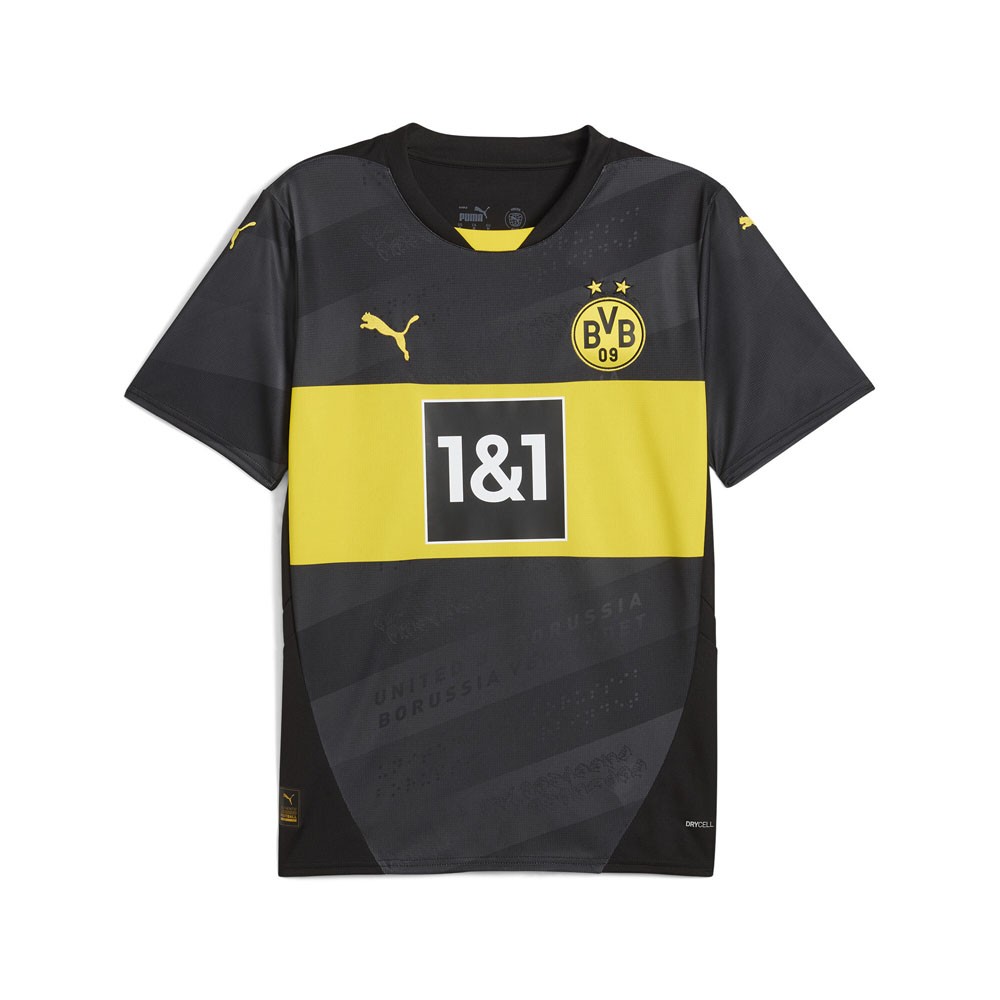 PUMA Bvb Away Jersey Replica Mens Black  77495602