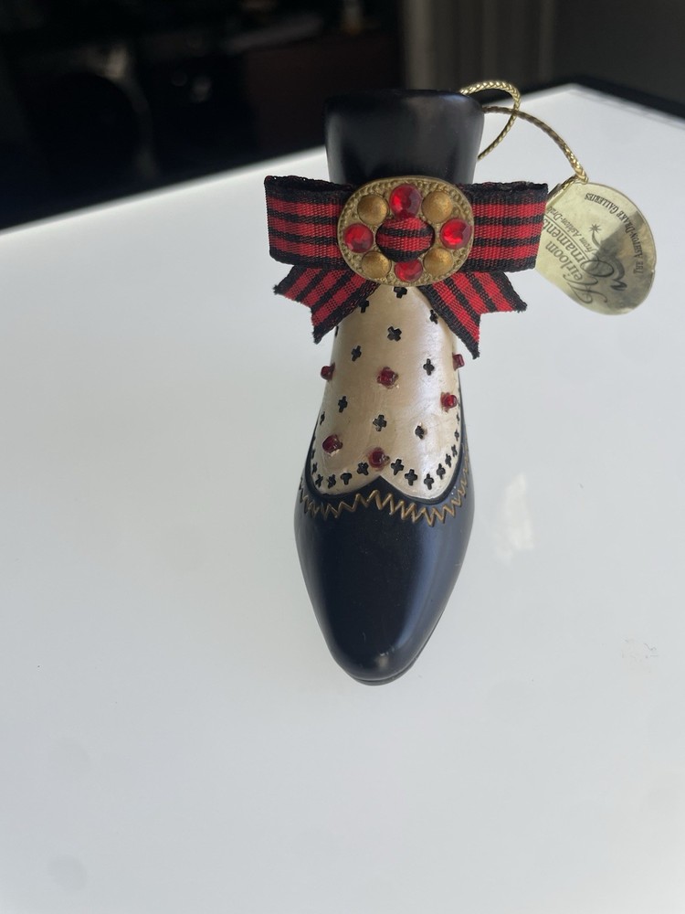 Ashton Drake Heirloom Ornament- Stepping In Time-Scottish Yuletide Shoe