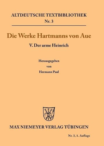 Hartmann Von Aue Der arme Heinrich (Paperback) Altdeutsche TextbibliothekAnother great item from Rarewaves USA | Free delivery!