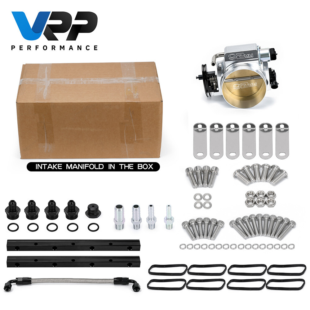 LS High Profile Metal Intake Manifold for LS1 LS2 LS6 with 92mm Throttle Body