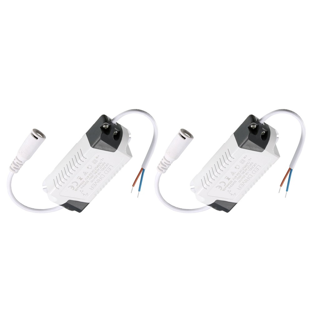 2-Pack 18-25W 300mA LED Driver AC 85-265V Input 54-87V Output