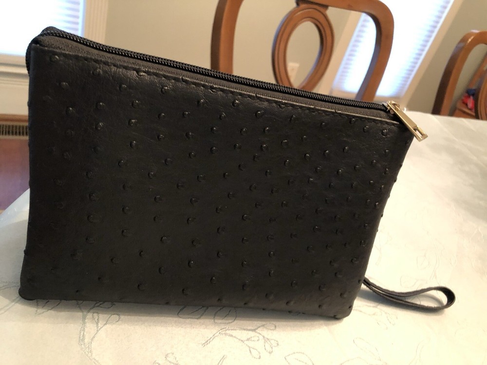 Black Wristlet Clutch Purse