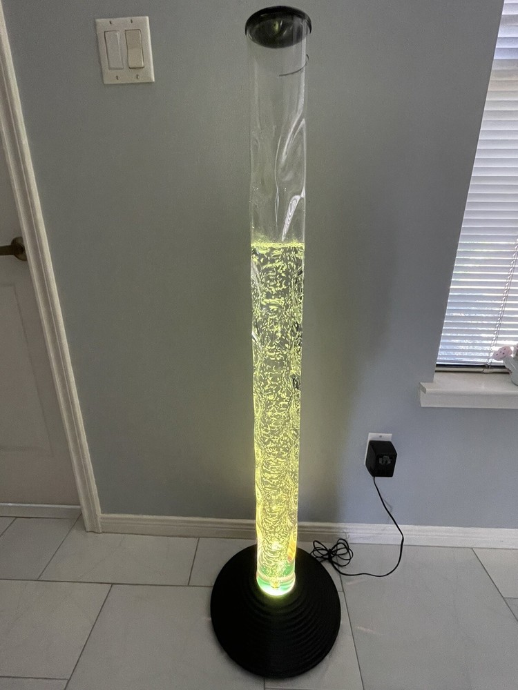 Vintage Homedics Aquascape BLTW-500 51” Twist Bubble Floor Lamp