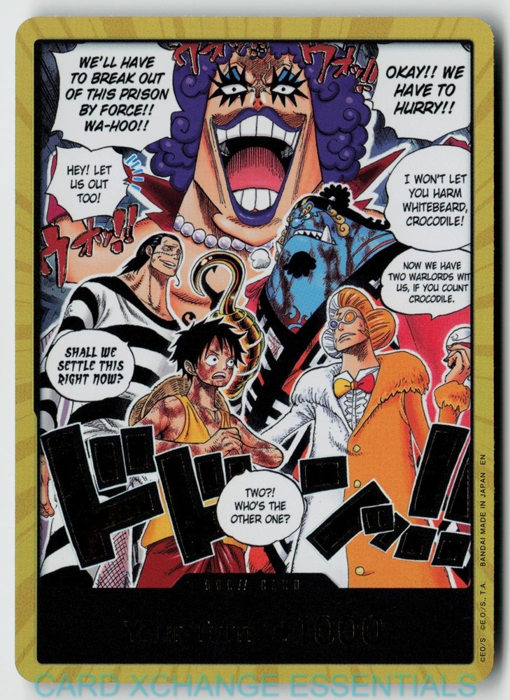 DON!! Card (Alternate Art) (Gold) DON!! The Time of Battle One Piece Foil NM
