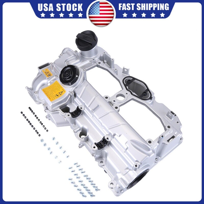 ALUMINUM VALVE COVER 11127588412 FOR BMW N20 F10 F25 320I 328I 528I X3 X5 2.0L