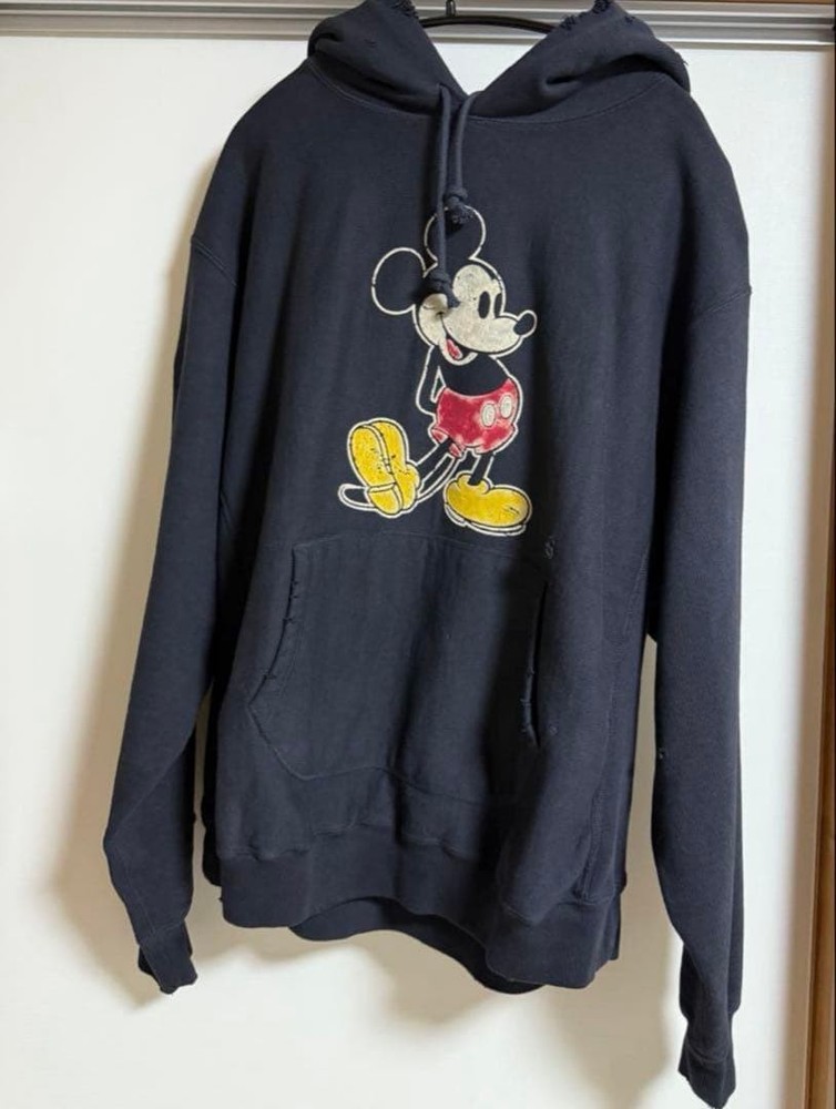 BOWWOW Mickey Mouse Black Hoodie Limited Edition 100 Authentic Parka