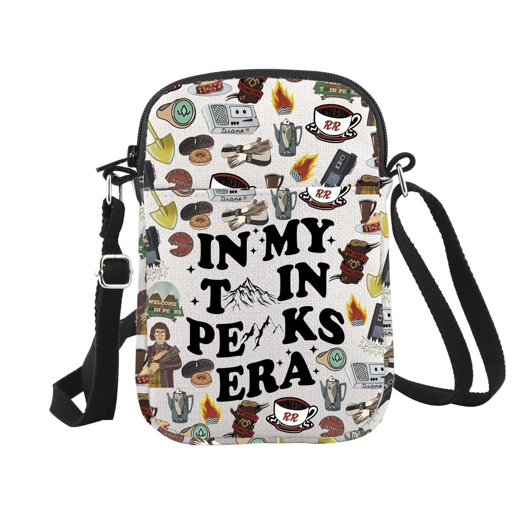 WCGXKO 90s Crime TV Show Themed Crossbody Bag - In My T Era Merch Gift  