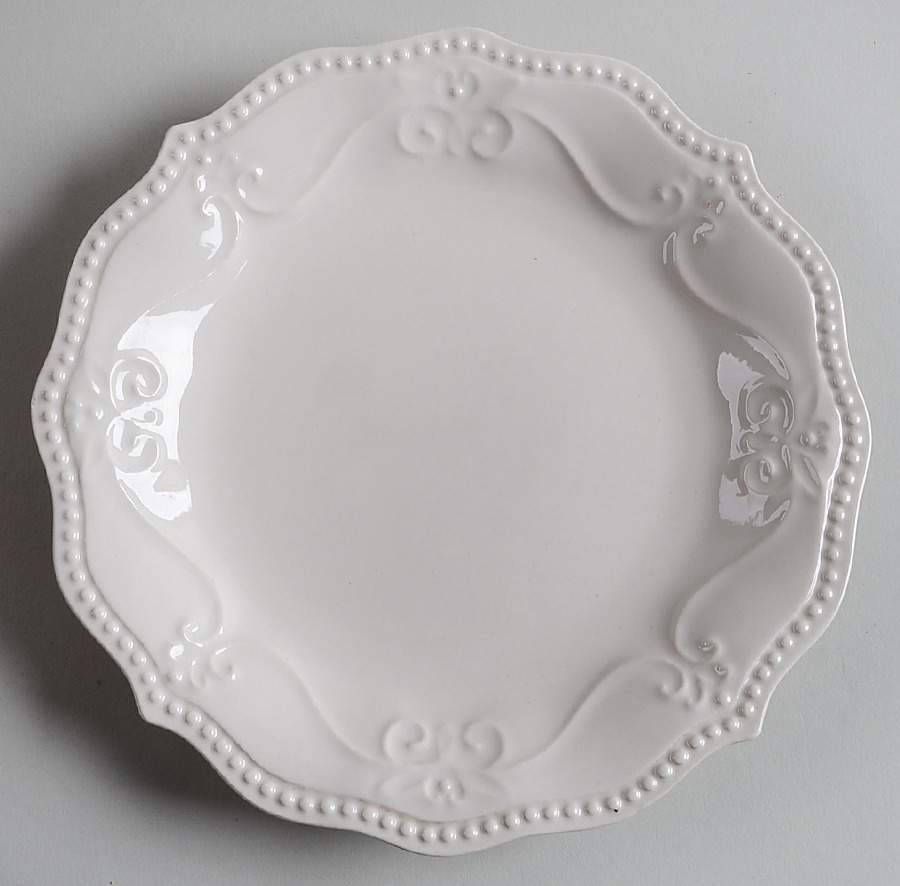 Pioneer Woman Paige-Linen White Salad Plate 10835582