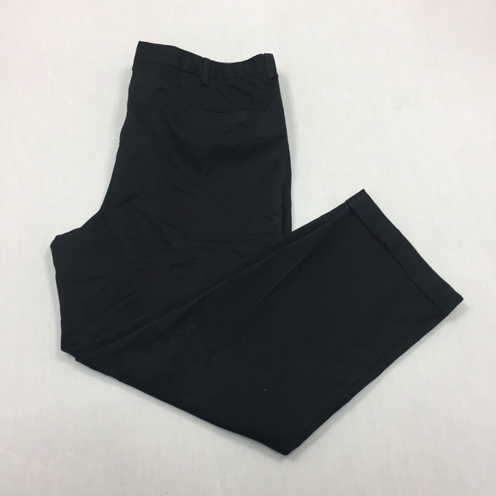 Dockers Chino Trousers Cotton Pants Straight Fit Mens Size 42W 30L Black