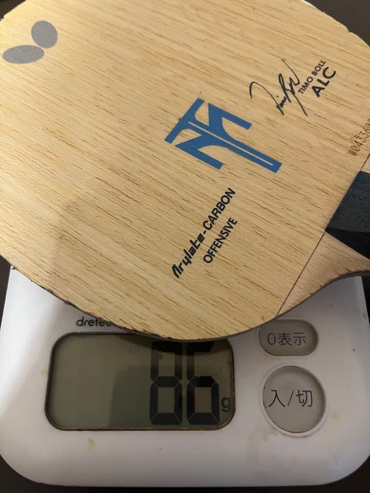 Butterfly TIMO BOLL ALC Table Racket 86