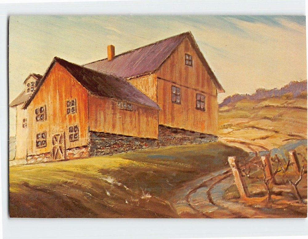 Postcard Greyton H. Taylor Wine Museum Hammondsport New York USA Painting