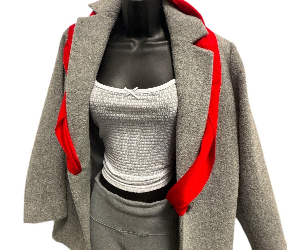 Kith white bow detailed tank top in size large