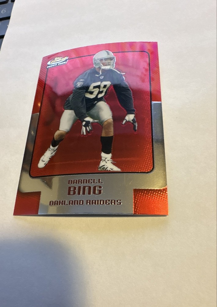 2006 Topps Finest - Darnell Bing #101 (RC) - Raiders