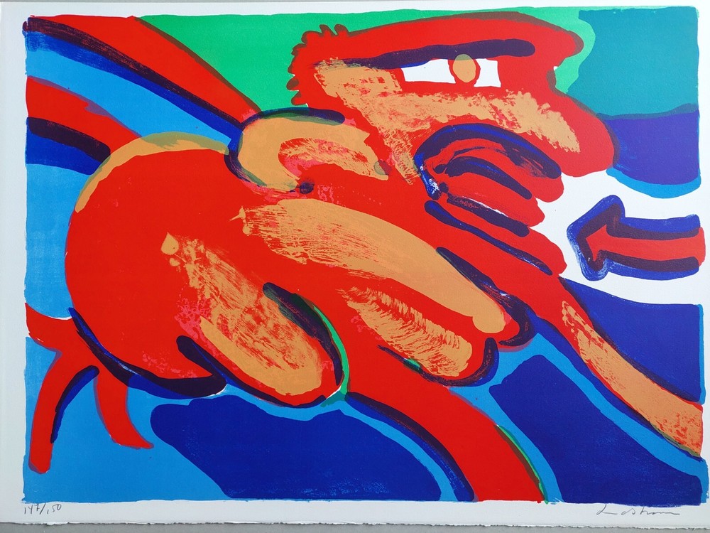 Bengt LINDSTRÖM Signed lithograph / Original print by Lindström