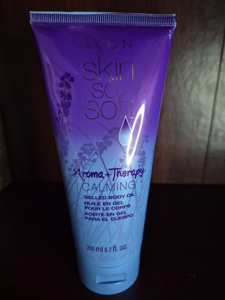 Avon Skin So Soft Aroma Therapy Calming Gelled Body Oil