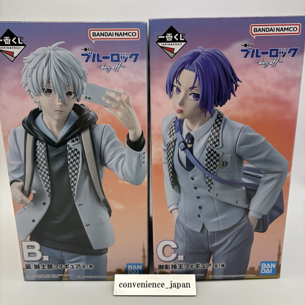 Ichiban Kuji Blue Lock day off B C Reo Mikage ＆ Seishiro Nagi Figure Set 2 2025