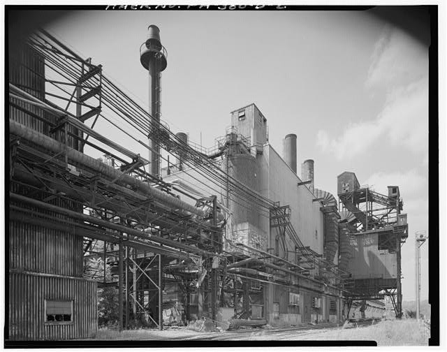 Photo:Central Boiler House Coal Hoist Industrial Plant 1900s U.S.