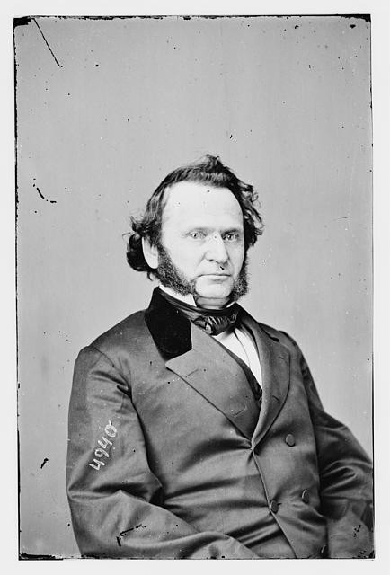 Photo:Hon J.W. Nelson 1860s Portrait Man Sideburns