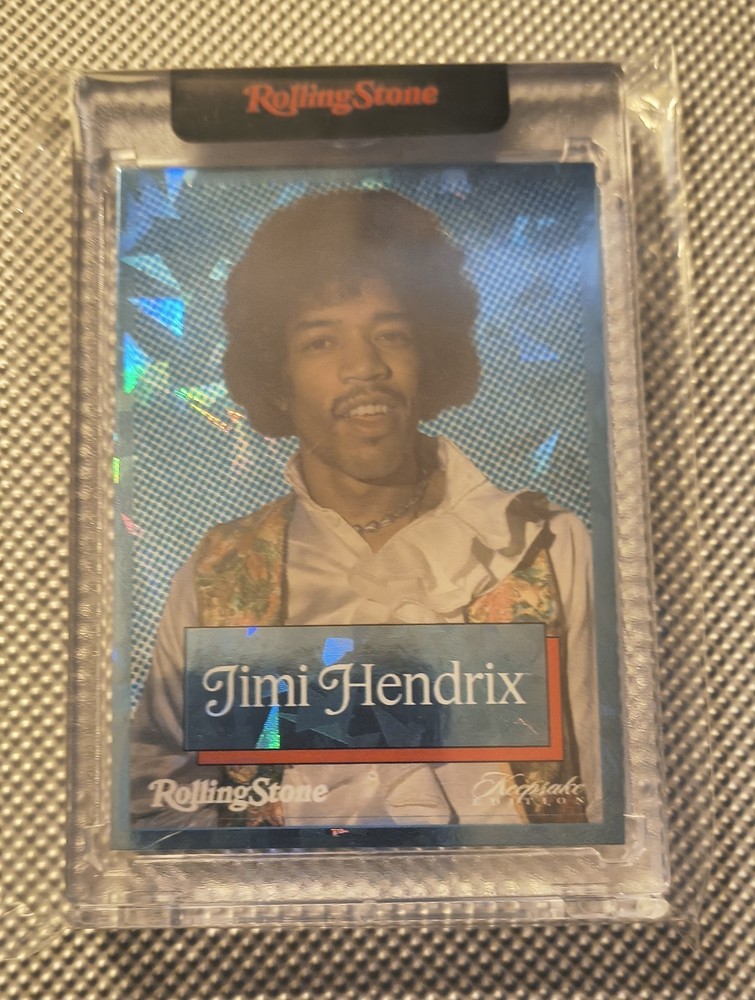 JIMI HENDRIX 5/10 ROLLING STONE KEEPSAKE COLLECTION 2025 #167 Encased Blue Wave