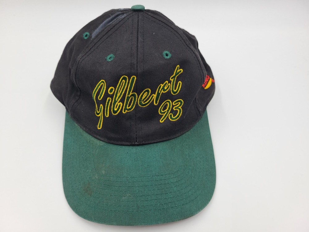 Vintage Gilbert Brown Packers Distressed Snapback Hat by Burger King