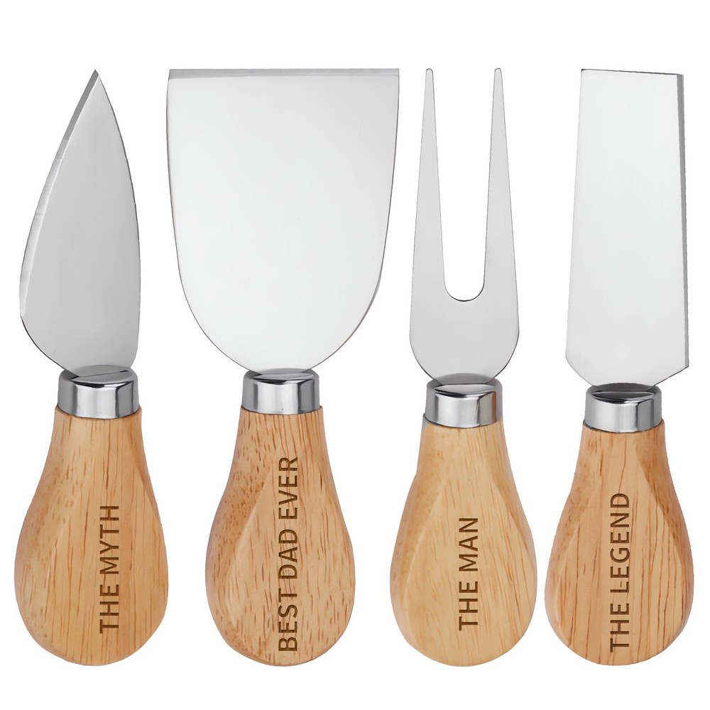 4PCS Cheese Knife Set - Cheese Knives for Charcuterie Board Mini Premium Stai...
