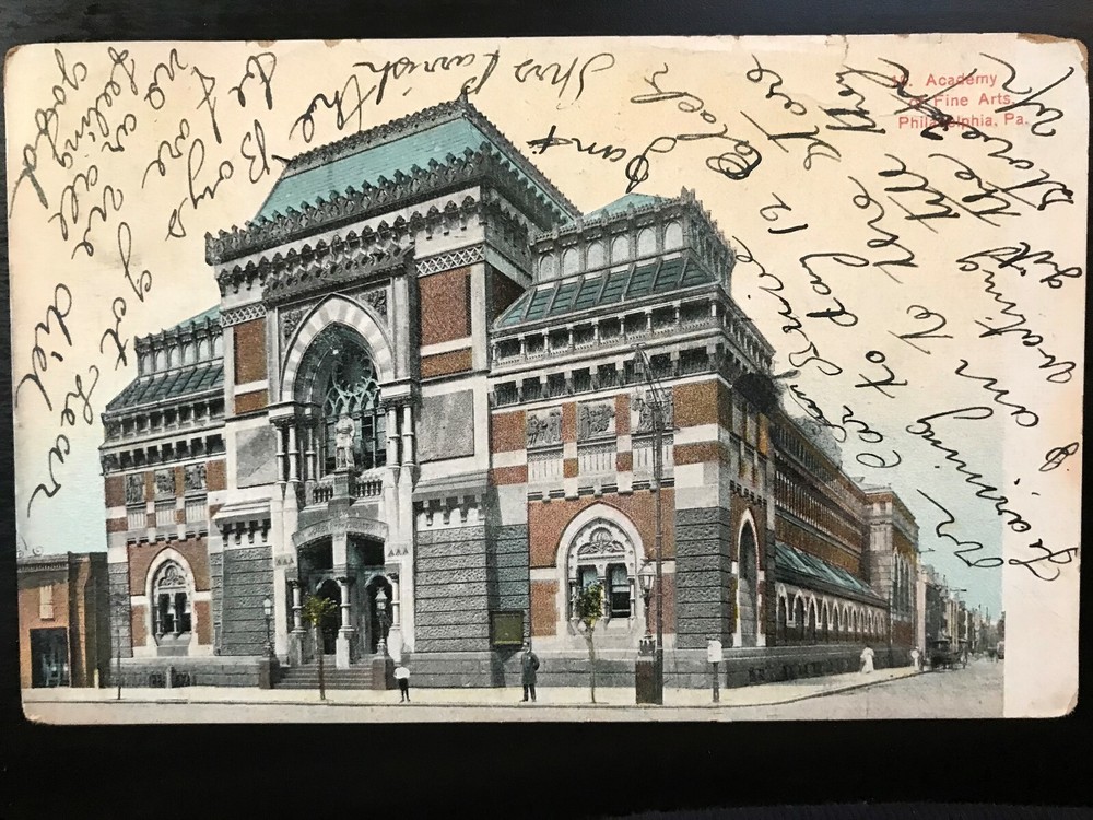 Vintage Postcard 1908 Academy of Fine Arts, Philadelphia Pennsylvania (PA)-image