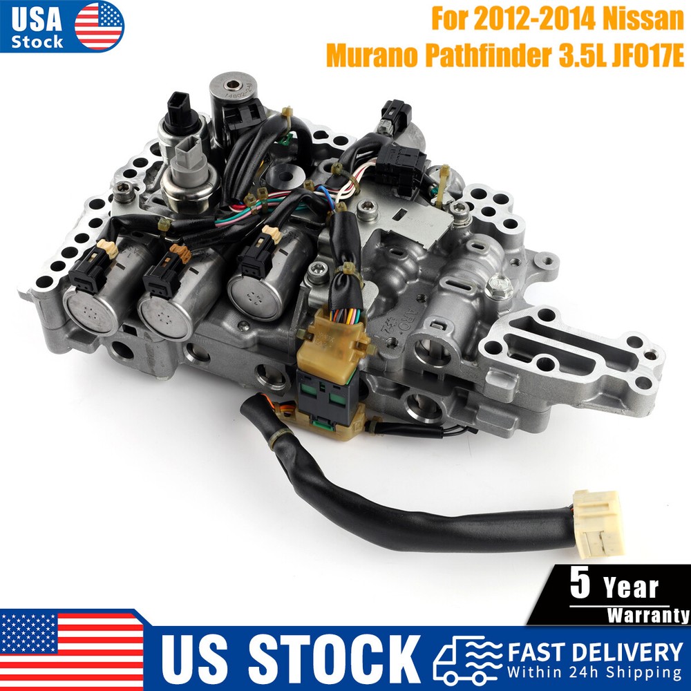 Valve Body CVT Transmission Solenoids JF017E For 12-14 Nissan Pathfinder Murano/