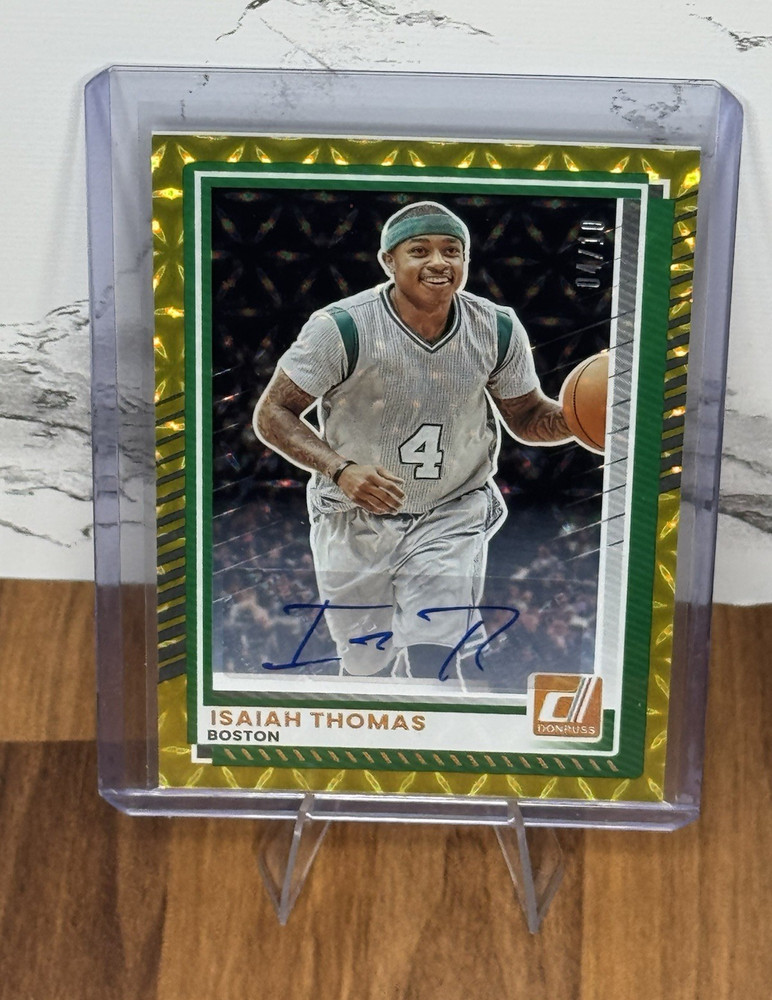 Panini 2025-26 Donruss Optic Dominators Sigs Isaiah Thomas Auto /10 #DS-IST