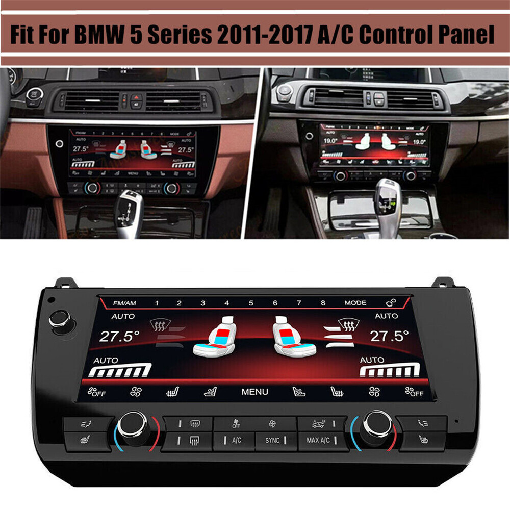 For BMW 5 Series 2011-2017 A/C Heater Climate Control Panel LCD Touch Screen 12V