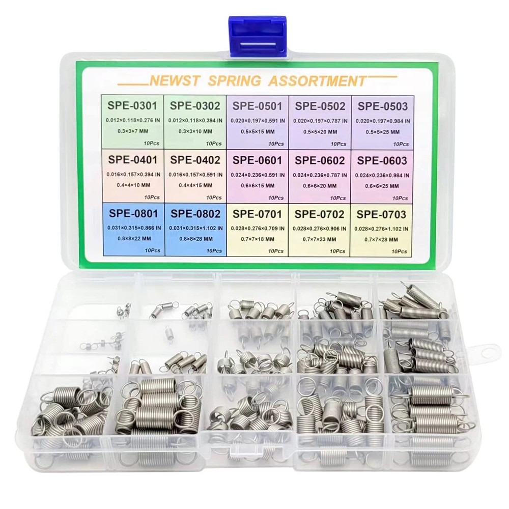 Stainless Steel Small Extension Spring Set by NEWST