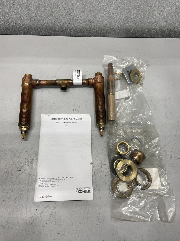 Kohler 300-KR-NA 1/2-inch Ceramic Deck Mount Valve