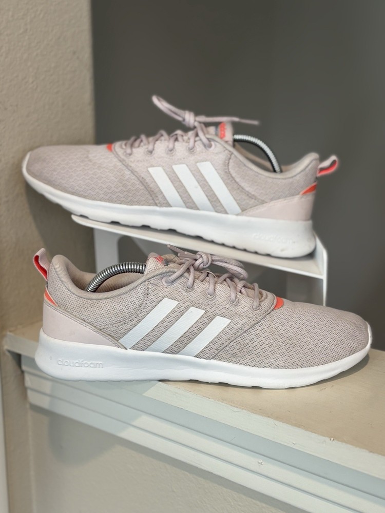 Adidas Womens QT Racer 2.0 GX5666 Pink Running Shoes Sneakers Size 11