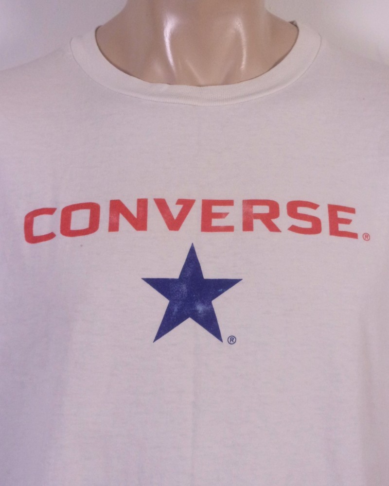 vintage 90s Converse One Star T-Shirt single stitch USA Anvil Tag SZ 2X