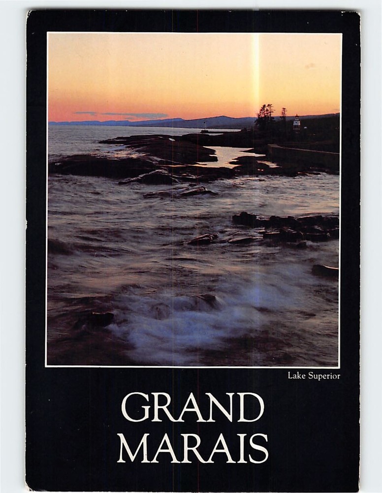 Postcard Grand Marais Minnesota USA