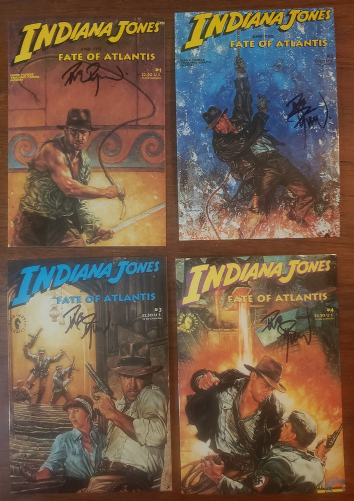 Dave Dorman Signed Indiana Jones 4 x 6